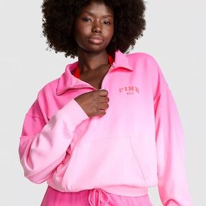 EUC Victoria Secret Pink Cropped Sweatshirt (size small)